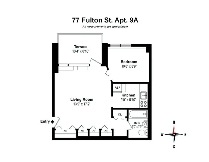 Unit for sale at 77 FULTON Street, Manhattan, NY 10038