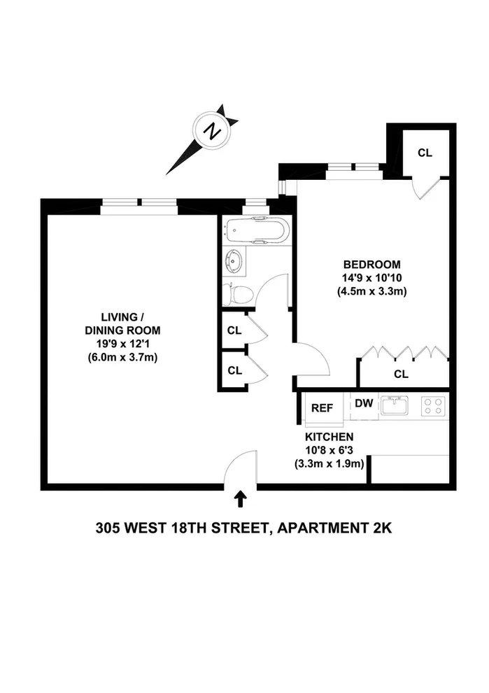 Unit for sale at 305 W 18TH Street, Manhattan, NY 10011