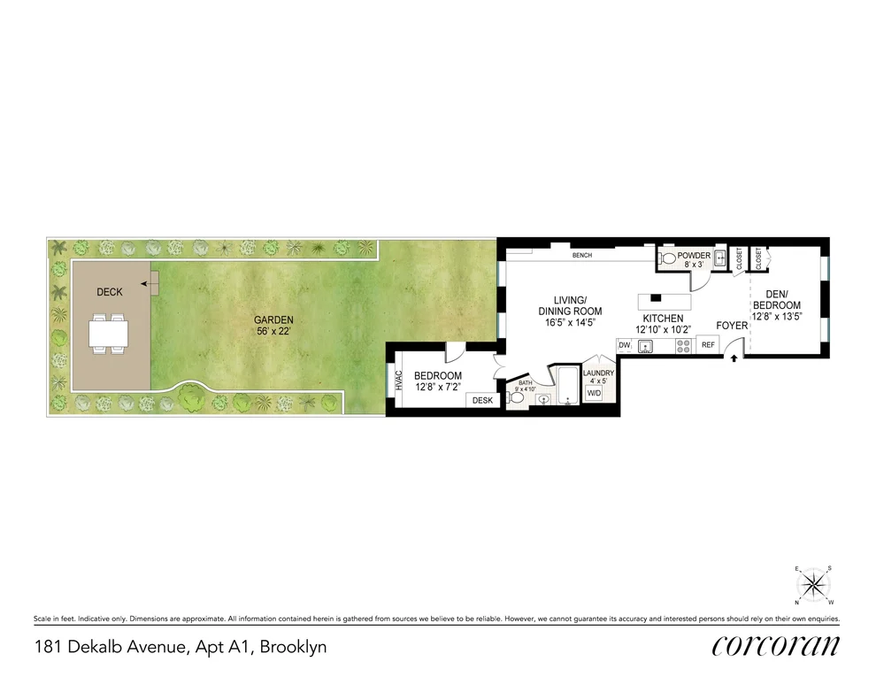 Unit for sale at 181 Dekalb Avenue, Brooklyn, NY 11205