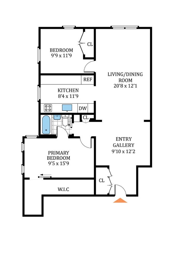 Unit for sale at 100 Ocean Parkway, Brooklyn, NY 11218