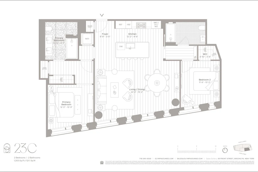 Unit for sale at 30 Front Street, Brooklyn, NY 11201