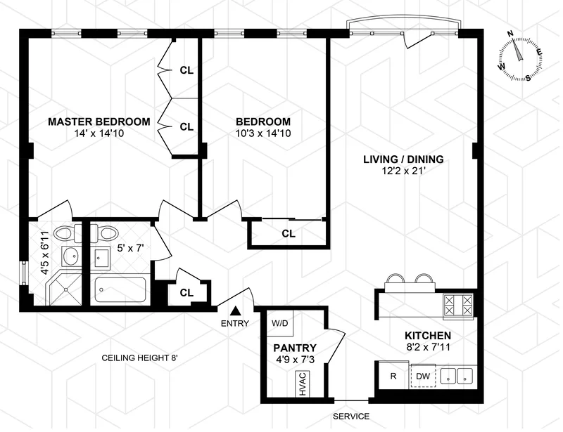 Unit for sale at 235 OCEAN Parkway, Brooklyn, NY 11218