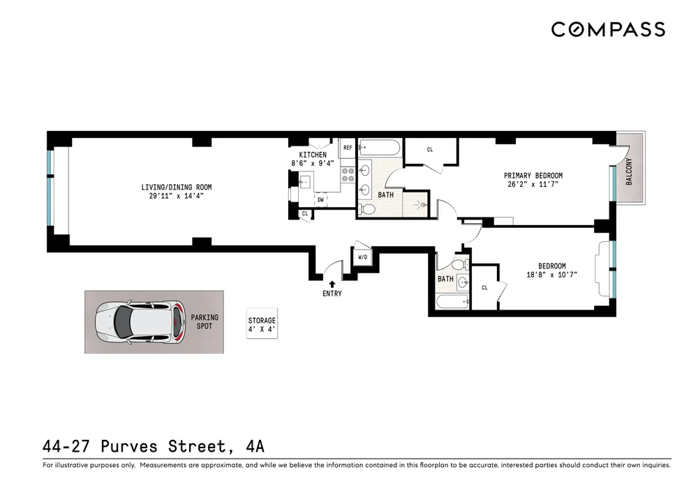 Unit for sale at 44-27 Purves Street, Queens, NY 11101