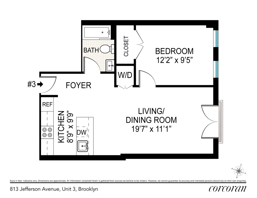 Unit for sale at 813 Jefferson Avenue, Brooklyn, NY 11221