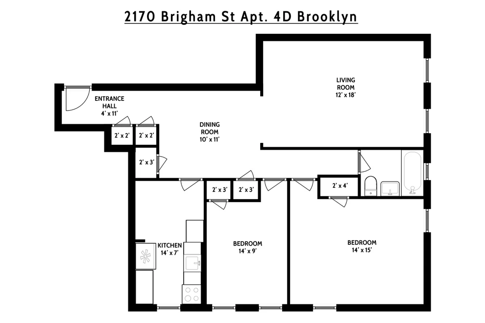 Unit for sale at 2170 BRIGHAM Street, Brooklyn, NY 11229