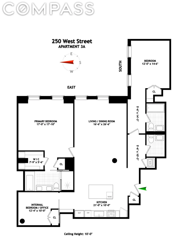 Unit for sale at 250 West Street, Manhattan, NY 10013