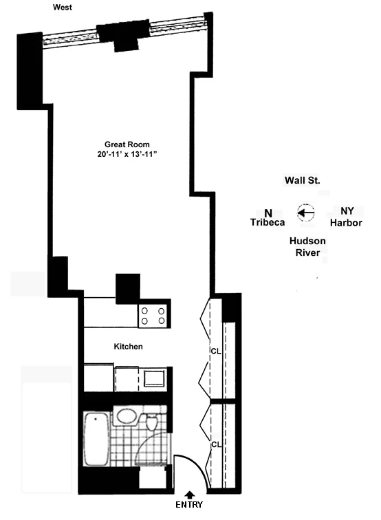 Unit for sale at 88 GREENWICH Street, Manhattan, NY 10006