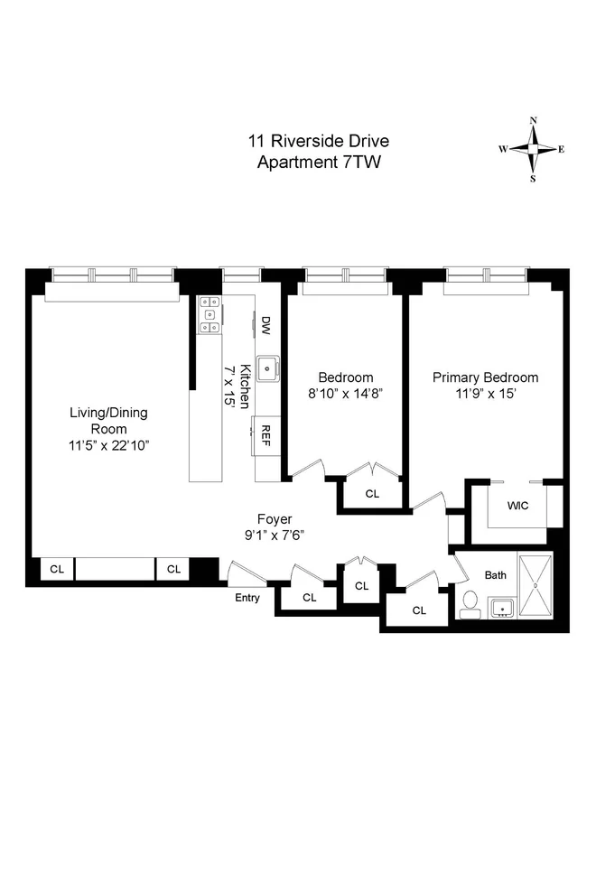 Unit for sale at 11 RIVERSIDE Drive, Manhattan, NY 10023