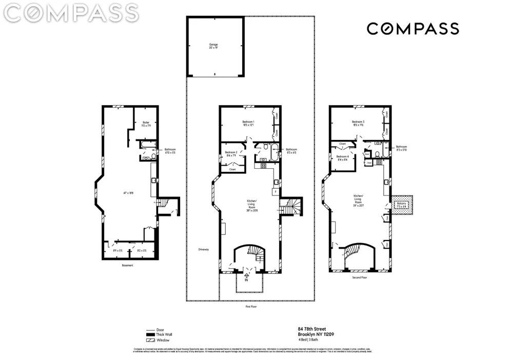 Unit for sale at 84 78th Street, Brooklyn, NY 11209