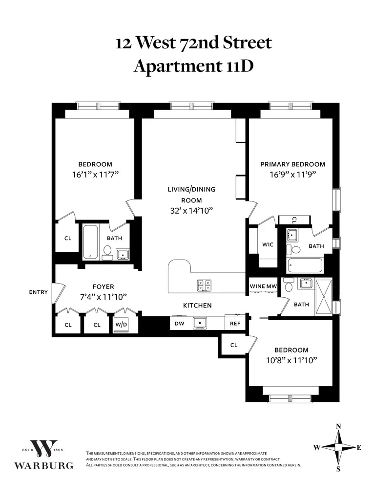 Unit for sale at 12 W 72ND Street, Manhattan, NY 10023