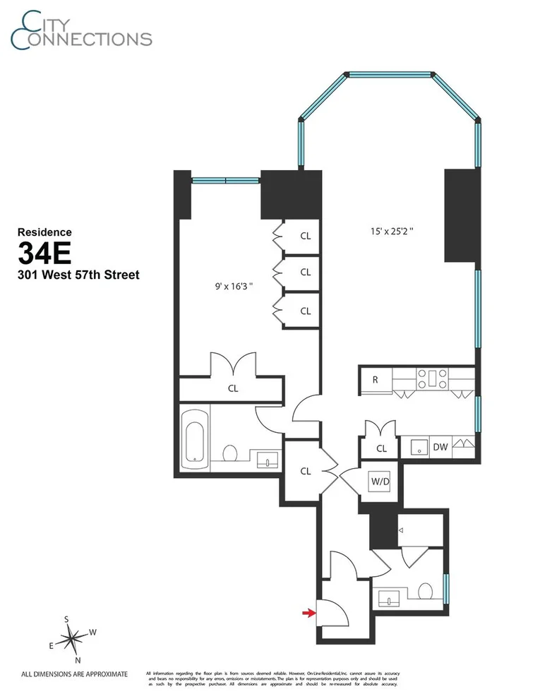 Unit for sale at 301 W 57th Street, Manhattan, NY 10019