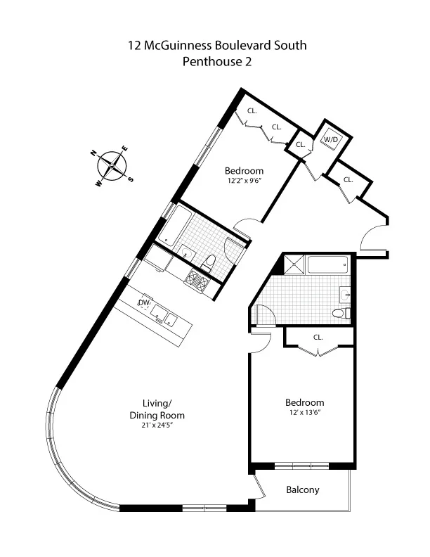 Unit for sale at 12 Mc Guinness Boulevard S, Brooklyn, NY 11222