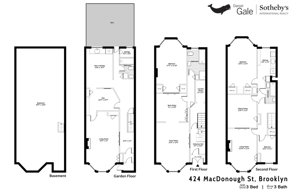 Unit for sale at 424 Mac Donough Street, Brooklyn, NY 11233