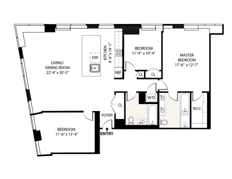Unit for sale at 440 KENT Avenue, Brooklyn, NY 11249