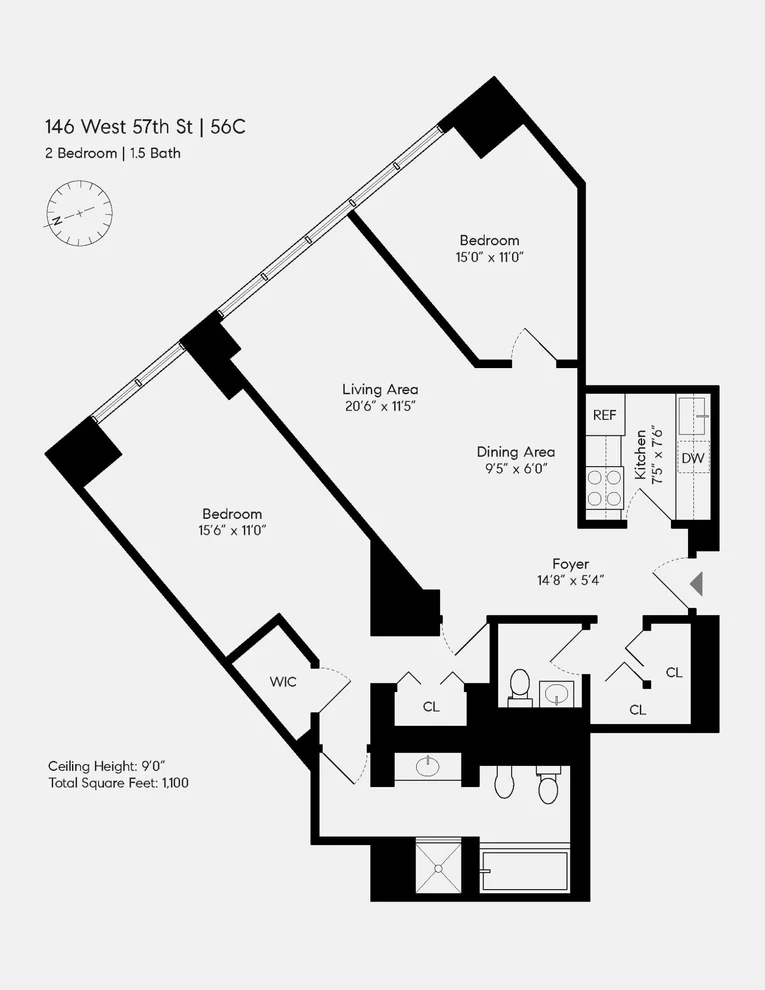 Unit for sale at 146 W 57TH Street, Manhattan, NY 10019