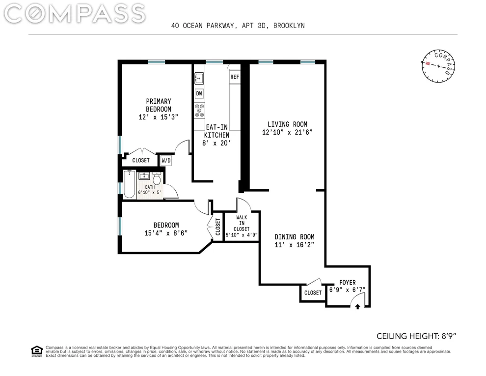 Unit for sale at 40 Ocean Parkway, Brooklyn, NY 11218
