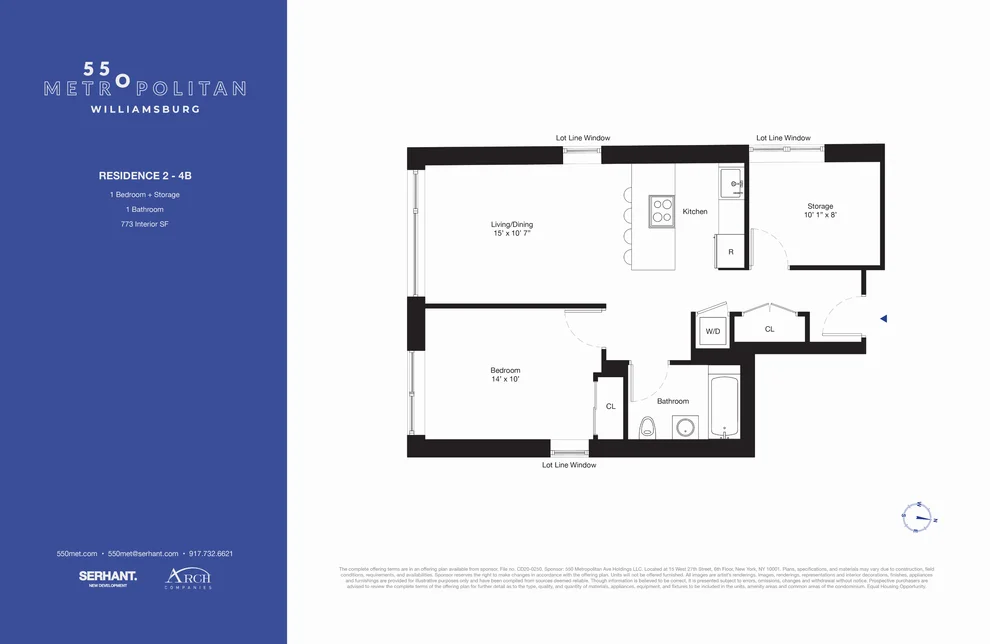Unit for sale at 550 METROPOLITAN Avenue, Brooklyn, NY 11211
