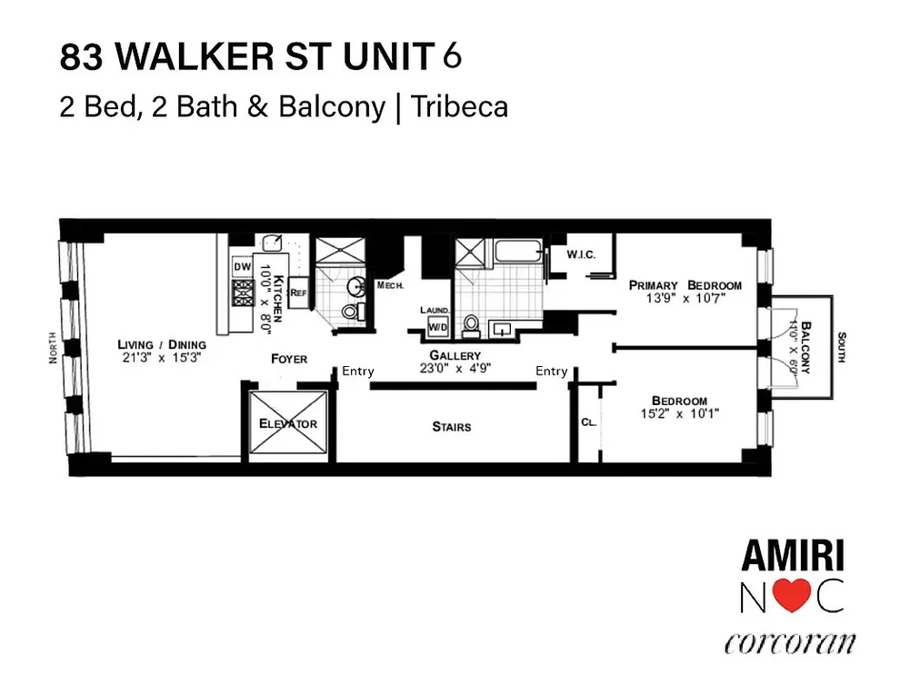 Unit for sale at 83 Walker Street, Manhattan, NY 10013