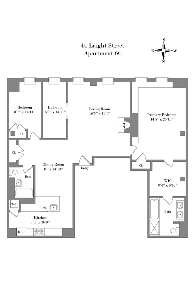 Unit for sale at 44 LAIGHT Street, Manhattan, NY 10013
