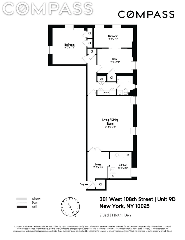 Unit for sale at 301 W 108th Street, Manhattan, NY 10025