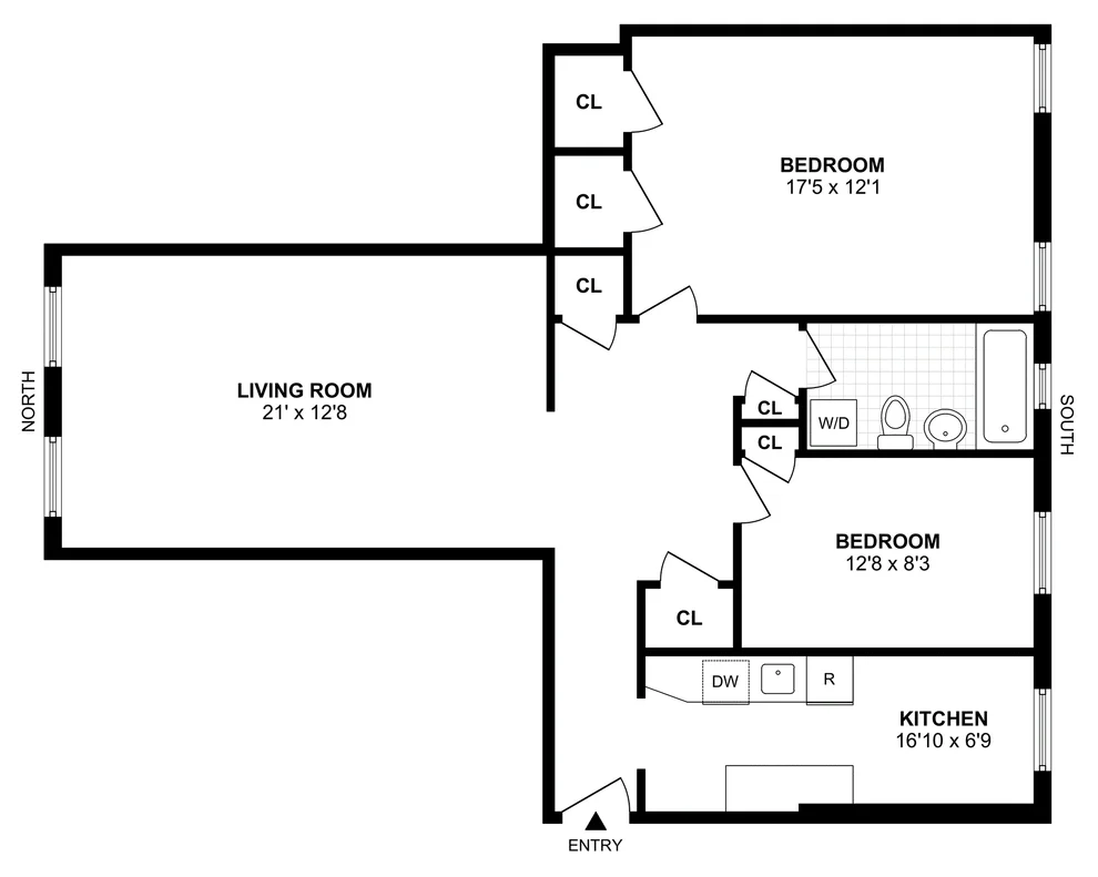 Unit for sale at 81 OCEAN Parkway, Brooklyn, NY 11218
