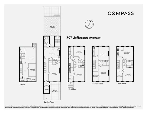 Unit for sale at 397 Jefferson Avenue, Brooklyn, NY 11221