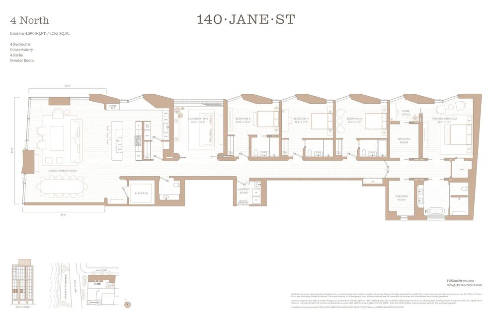 Unit for sale at 140 JANE Street, Manhattan, NY 10014
