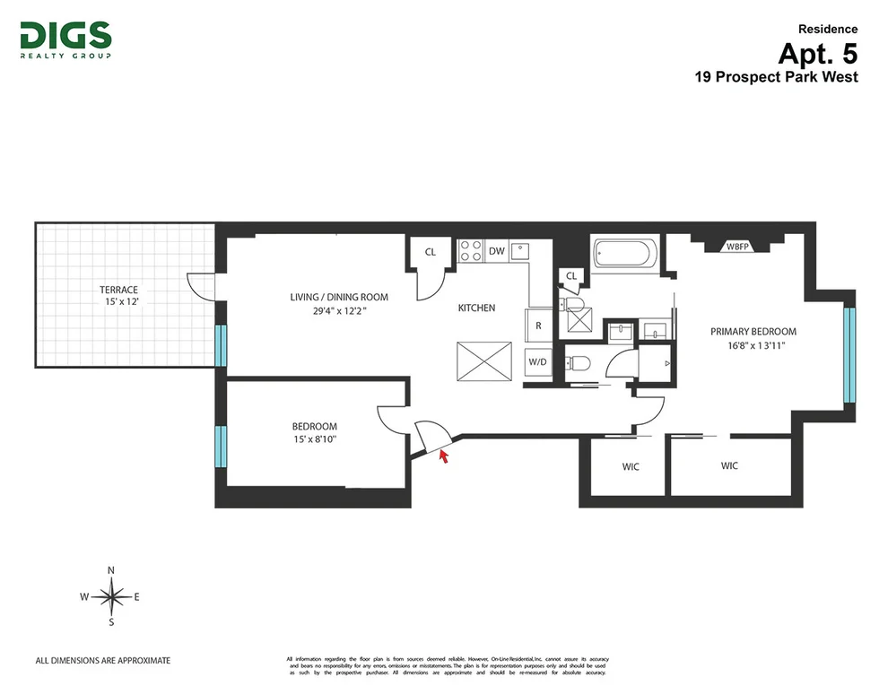 Unit for sale at 19 PROSPECT Park W, Brooklyn, NY 11215