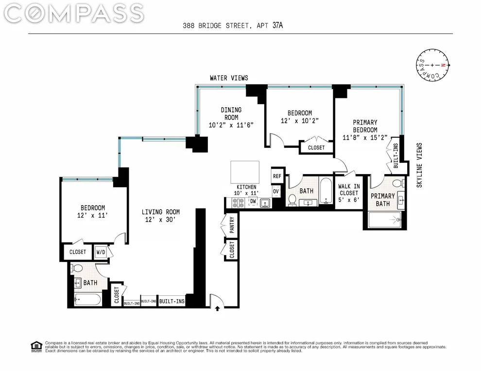 Unit for sale at 388 Bridge Street, Brooklyn, NY 11201