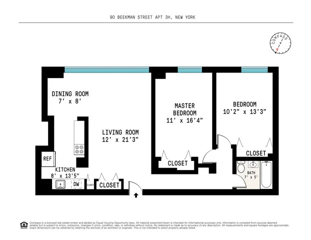 Unit for sale at 90 Beekman Street, Manhattan, NY 10038