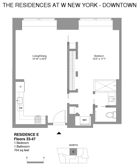 Unit for sale at 123 WASHINGTON Street, Manhattan, NY 10006
