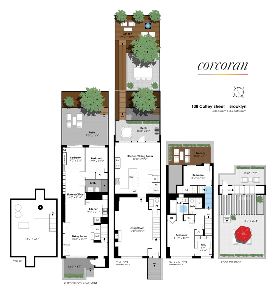 Unit for sale at 138 COFFEY Street, Brooklyn, NY 11231