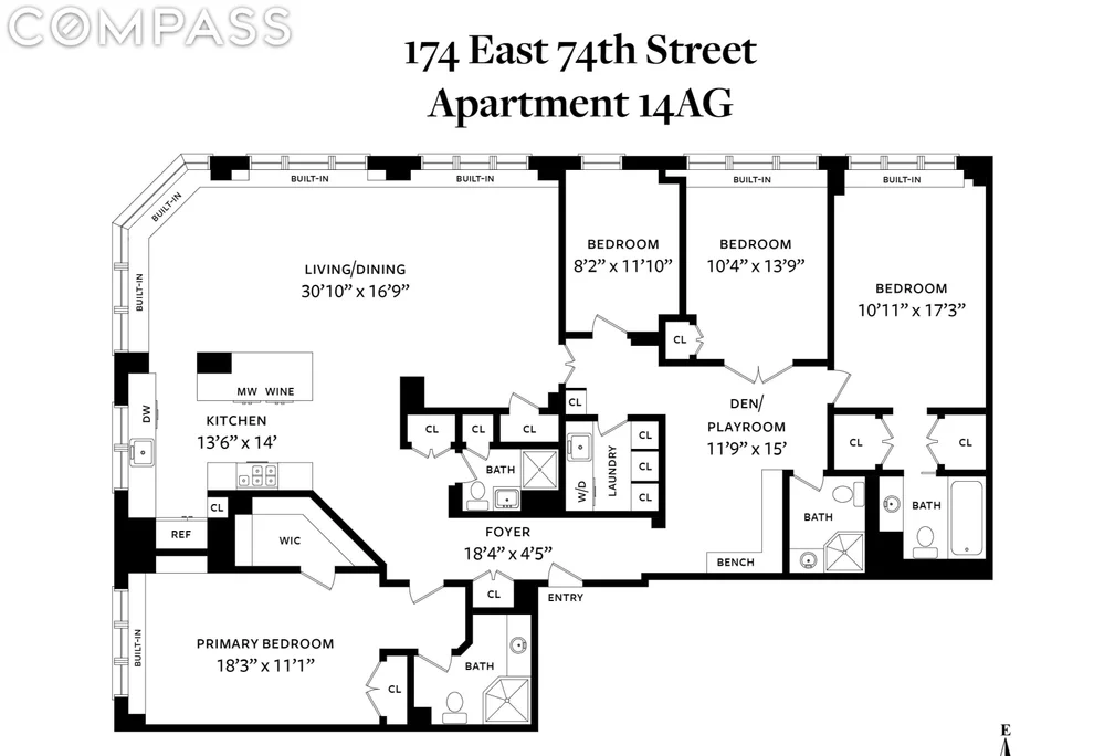 Unit for sale at 174 E 74th Street, Manhattan, NY 10021