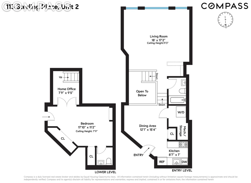 Unit for sale at 113 Sterling Place, Brooklyn, NY 11217