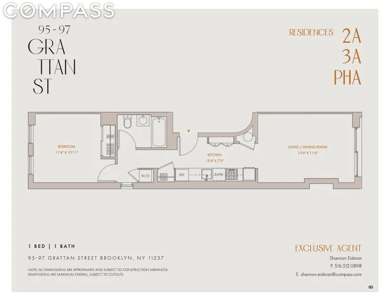Unit for sale at 95 Grattan Street, Brooklyn, NY 11237