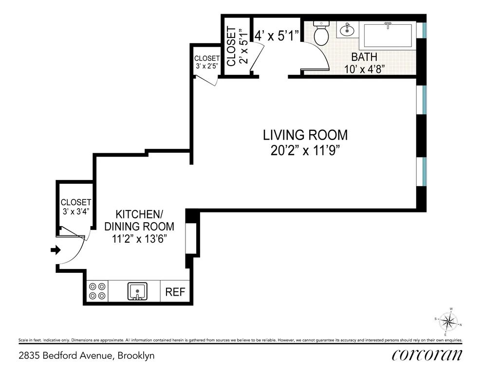 Unit for sale at 2835 BEDFORD Avenue, Brooklyn, NY 11210
