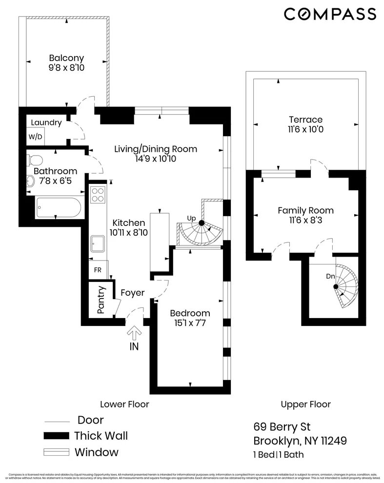 Unit for sale at 69 Berry Street, Brooklyn, NY 11249