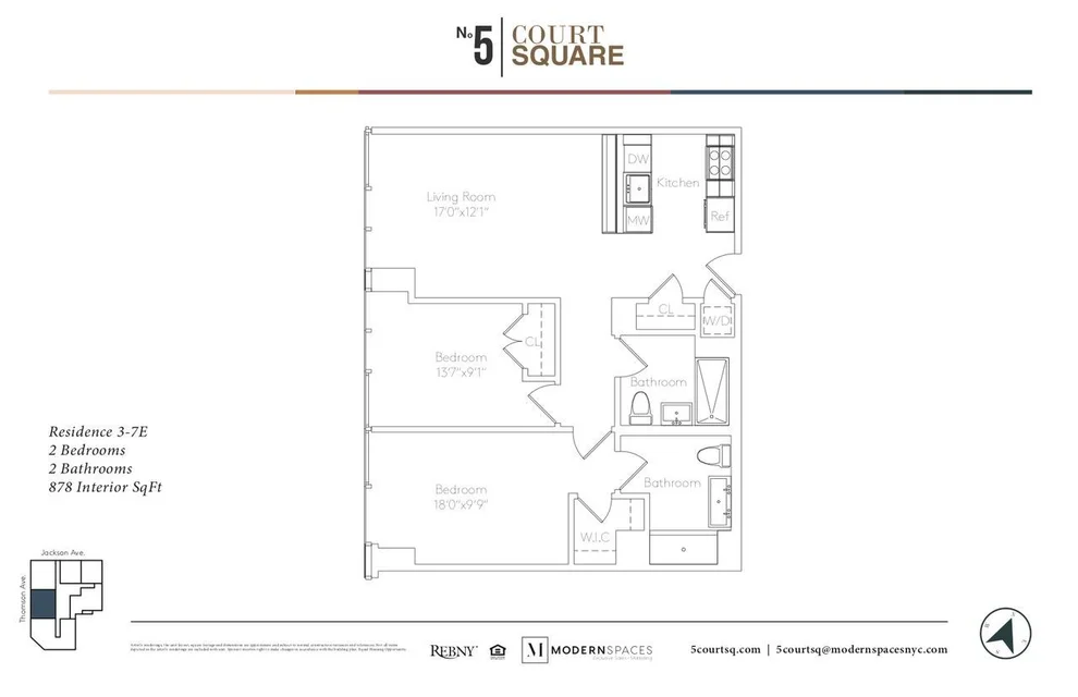 Unit for sale at 5 Court Square, Queens, NY 11101