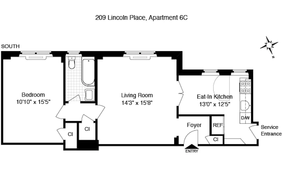 Unit for sale at 209 LINCOLN Place, Brooklyn, NY 11217