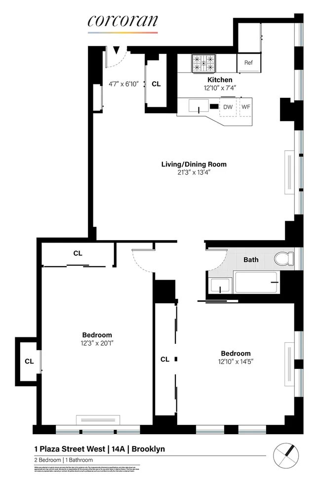 Unit for sale at 1 Plaza Street W, Brooklyn, NY 11217
