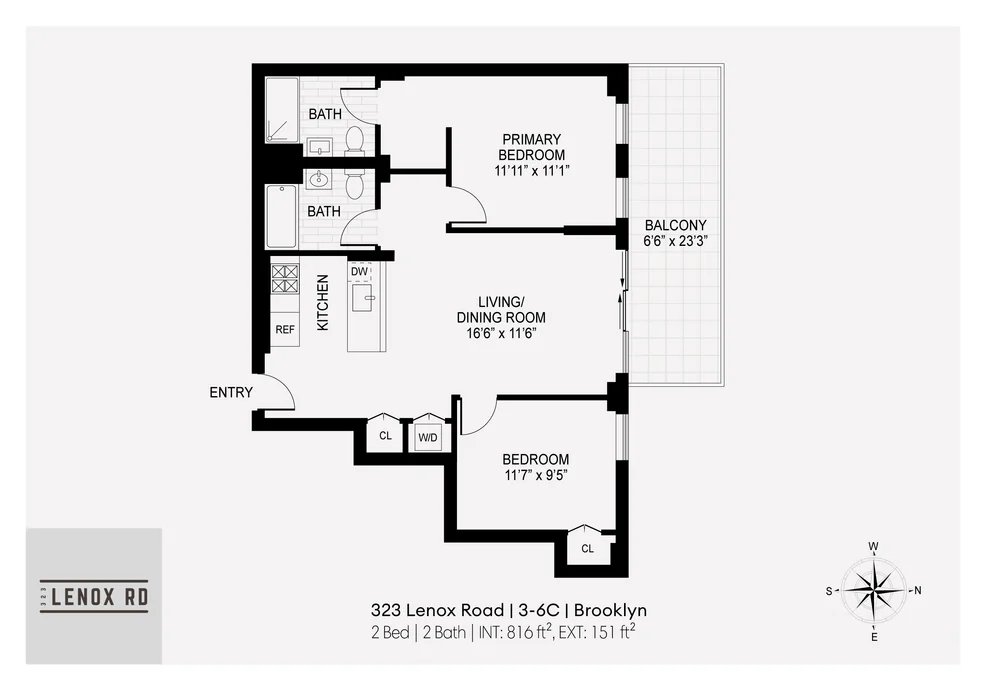 Unit for sale at 323 LENOX Road, Brooklyn, NY 11226