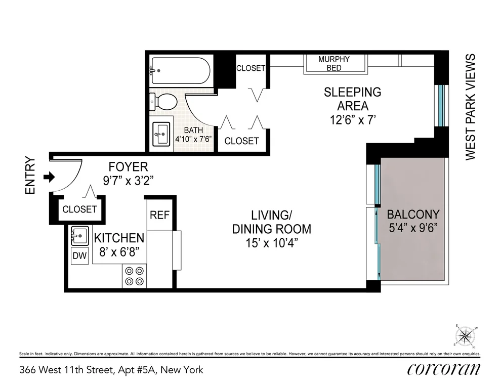 Unit for sale at 366 W 11TH Street, Manhattan, NY 10014