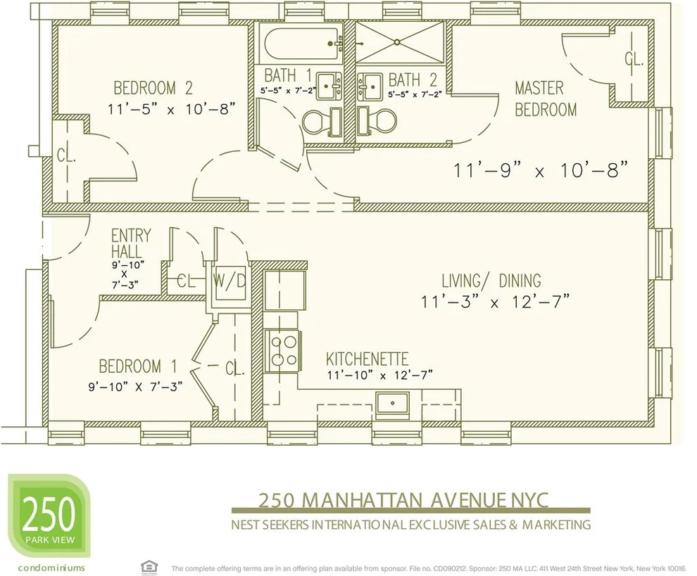 Unit for sale at 250 Manhattan Avenue, Manhattan, NY 10026