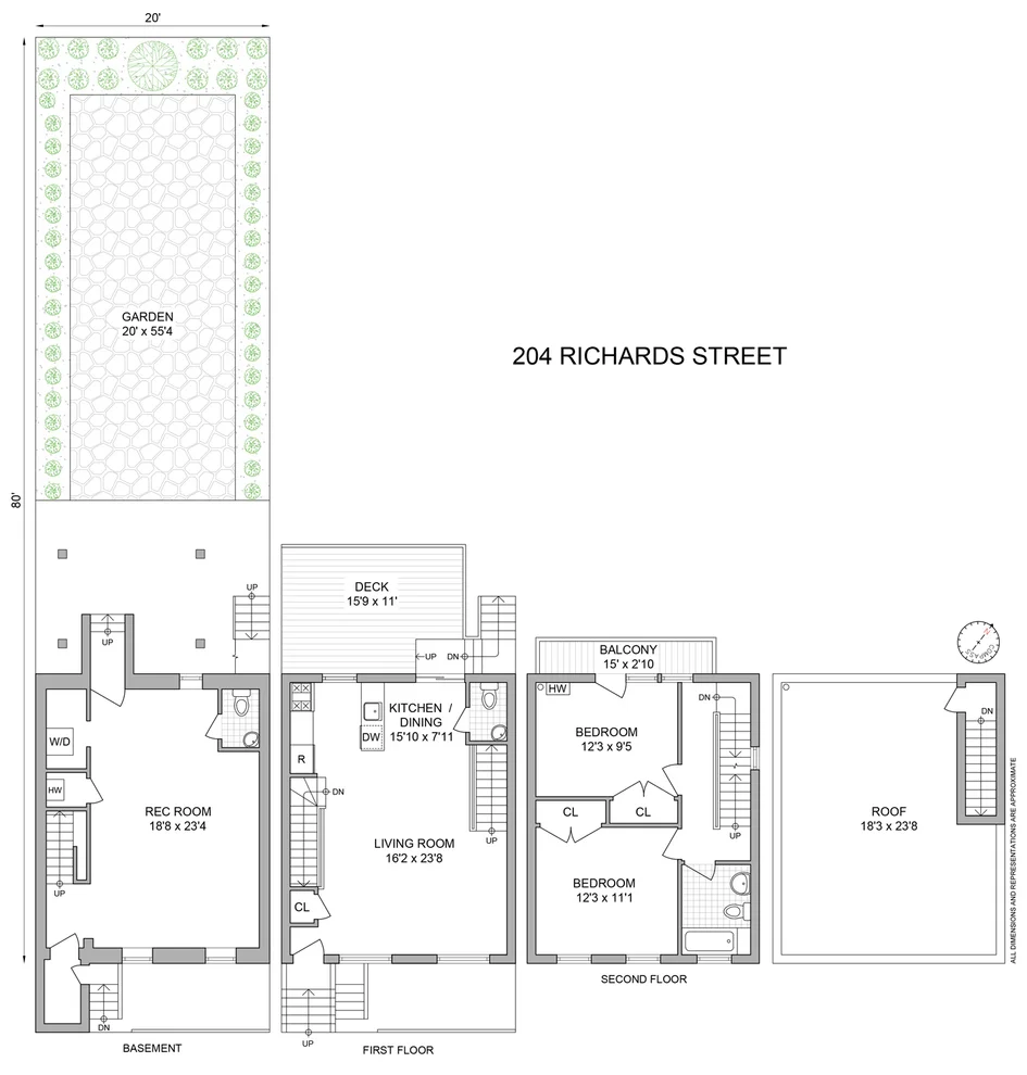 Unit for sale at 204 Richards Street, Brooklyn, NY 11231