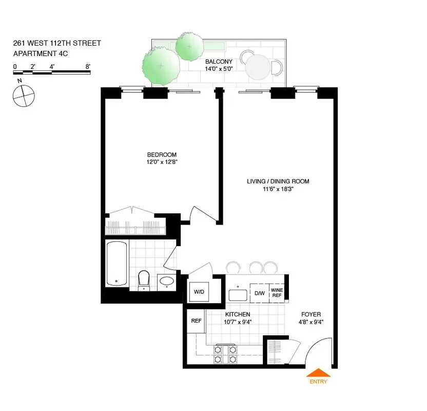 Unit for sale at 261 W 112th Street, Manhattan, NY 10026