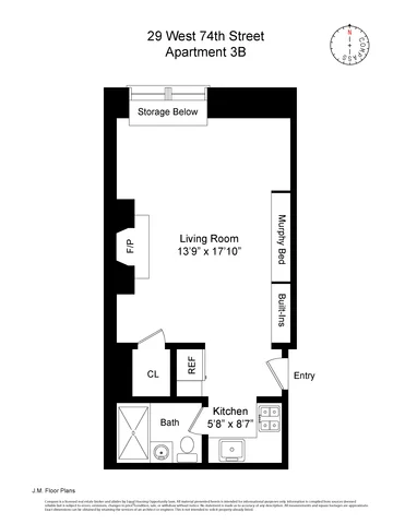 Unit for sale at 29 W 74th Street, Manhattan, NY 10023
