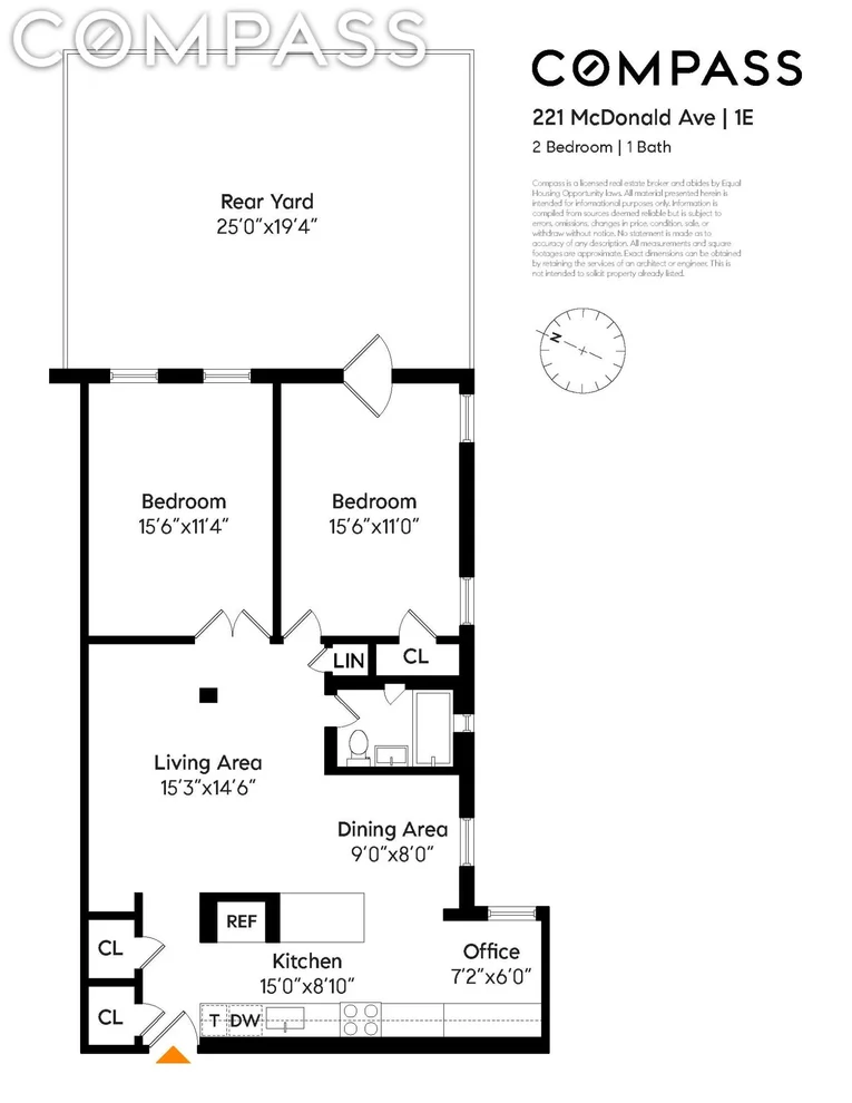 Unit for sale at 221 McDonald Avenue, Brooklyn, NY 11218