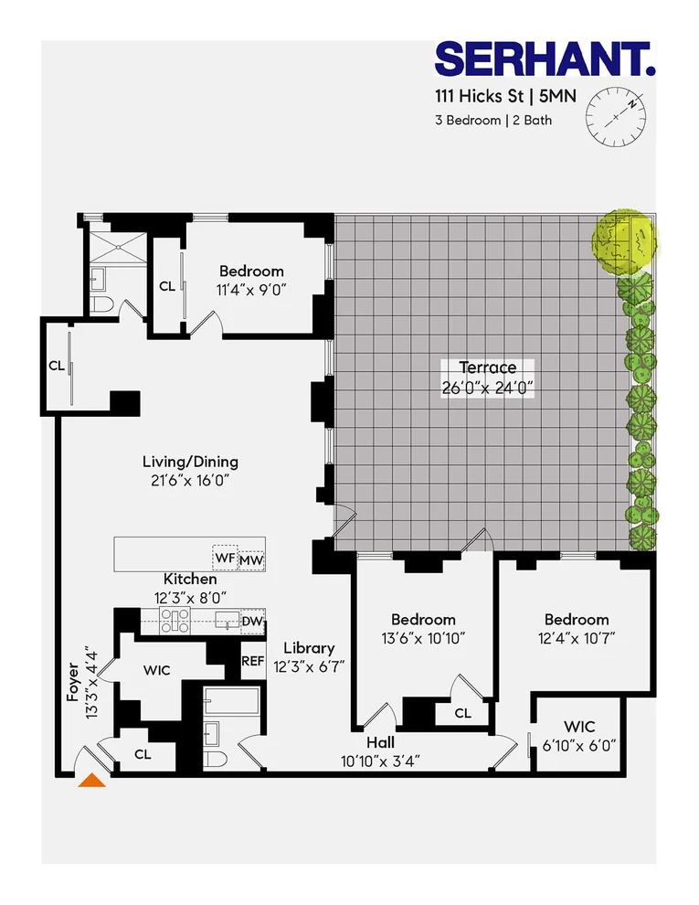 Unit for sale at 111 HICKS Street, Brooklyn, NY 11201