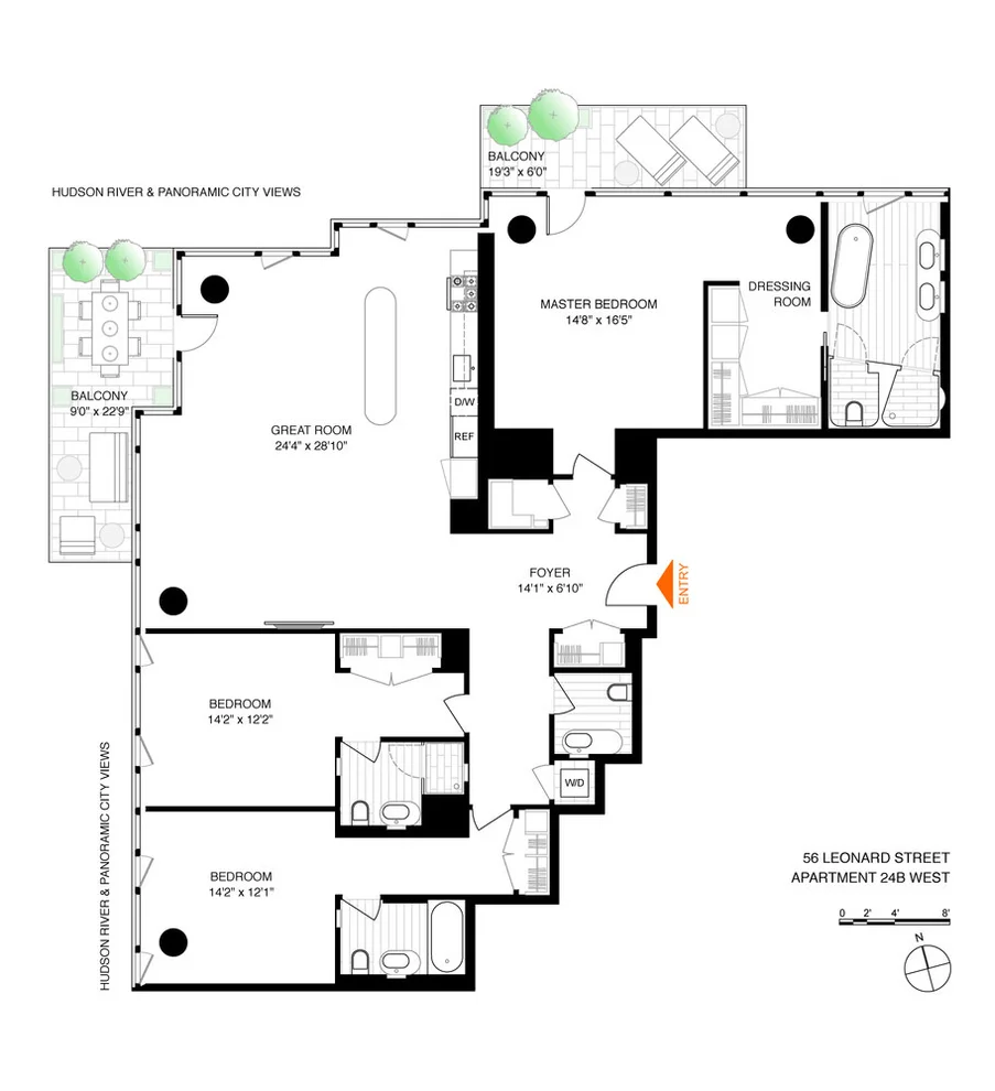 Unit for sale at 56 LEONARD Street, Manhattan, NY 10013