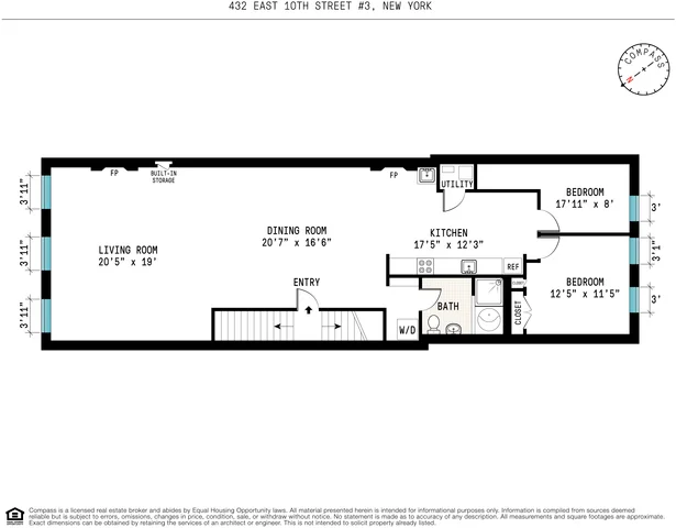 Unit for sale at 432-434 E 10th Street, Manhattan, NY 10009